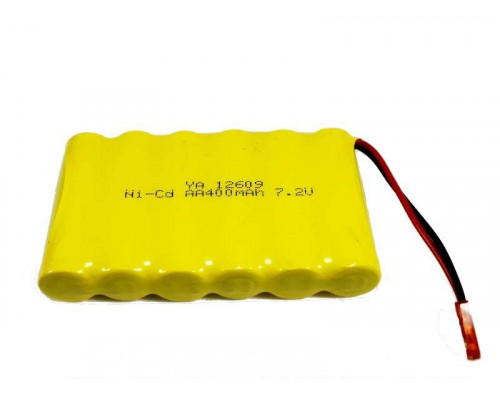 Аккумулятор Ni-Cd 400mAh, 7.2V JST для Huina 1570, 1573, 1574