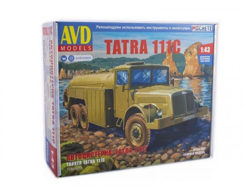 Сборная модель AVD Tatra 111C автоцистерна, 1/43