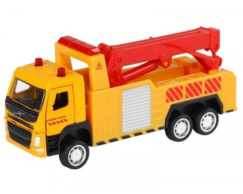 Машина АВТОПАНОРАМА VOLVO FM Эвакуатор, желтый, 1/72, инерция, в/к 17,5*13*6,5 см