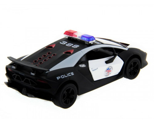 Машина Kinsmart 1:40 Lamborghini Police Sesto Elemento в асс. инерция (1/12шт.) б/к