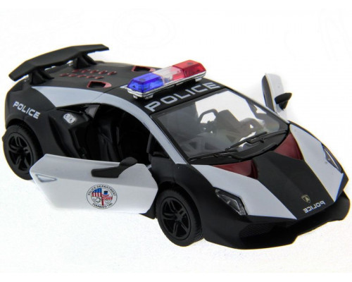 Машина Kinsmart 1:40 Lamborghini Police Sesto Elemento в асс. инерция (1/12шт.) б/к