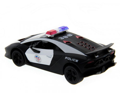 Машина Kinsmart 1:40 Lamborghini Police Sesto Elemento в асс. инерция (1/12шт.) б/к