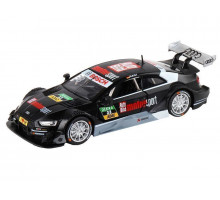 Машина "АВТОПАНОРАМА" Audi RS 5 DTM, черный матовый, 1/32, свет, звук, инерция, в/к 17,5*13,5*9 см