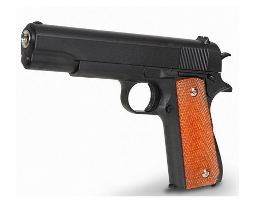 Пистолет металлический Colt 1911 с кобурой G.13+ 21,5см в/к