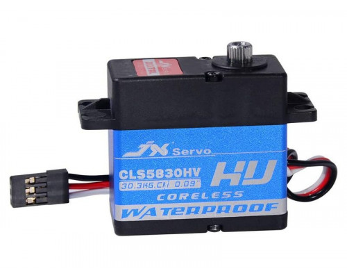 Сервомашинка цифровая JX Servo CLS5830HV (58г/30.3/0.09/8.4V) влагозащищенная