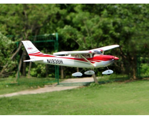 Радиоуправляемый самолет Top RC Cessna 182 400 class красная 965мм KIT