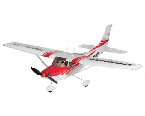 Радиоуправляемый самолет Top RC Cessna 182 400 class красная 965мм KIT