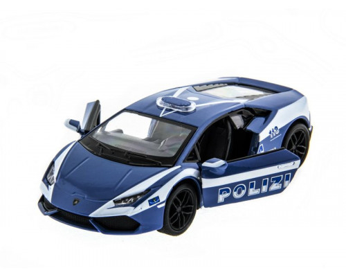 Машина Kinsmart Lamborghini Huracan (Police) инерция (1/12шт.) 1:36 б/к