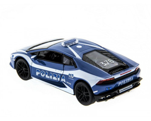 Машина Kinsmart Lamborghini Huracan (Police) инерция (1/12шт.) 1:36 б/к