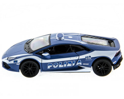 Машина Kinsmart Lamborghini Huracan (Police) инерция (1/12шт.) 1:36 б/к