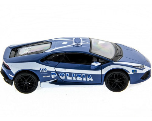 Машина Kinsmart Lamborghini Huracan (Police) инерция (1/12шт.) 1:36 б/к