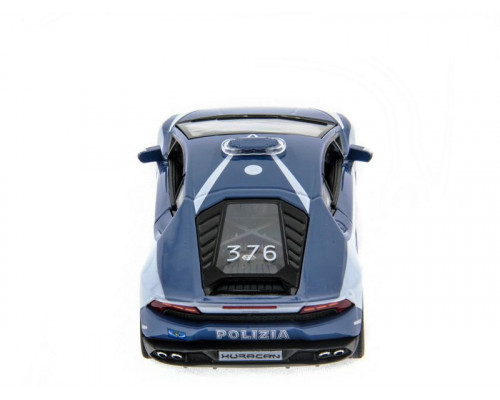 Машина Kinsmart Lamborghini Huracan (Police) инерция (1/12шт.) 1:36 б/к