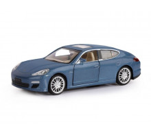 Машина "АВТОПАНОРАМА" Porsche Panamera S, синий, 1/32, свет, звук, инерция, в/к 17,5*13,5*9 см