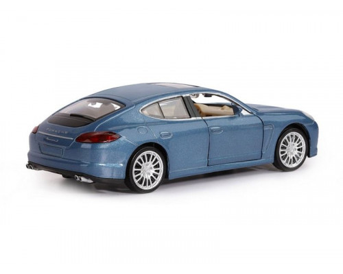 Машина АВТОПАНОРАМА Porsche Panamera S, синий, 1/32, свет, звук, инерция, в/к 17,5*13,5*9 см