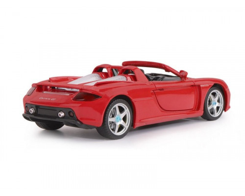 Машина АВТОПАНОРАМА Porsche Carrera GT, красный, 1/24, свет, звук, в/к 24,5*12,5*10,5 см