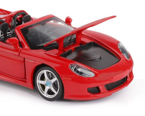 Машина АВТОПАНОРАМА Porsche Carrera GT, красный, 1/24, свет, звук, в/к 24,5*12,5*10,5 см