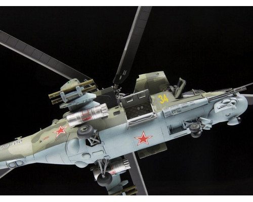 Сборная модель ZVEZDA Советский ударный вертолёт МИ-24П, 1/72