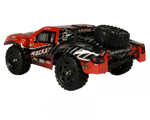 Радиоуправляемый шорт-корс Remo Hobby Rocket UPGRADE V2.0 (красный) 4WD 2.4G 1/16 RTR