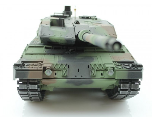 Р/У танк Taigen 1/16 Leopard 2 A6 (Германия) (для ИК танк. боя) САМО 2.4G RTR, деревянная коробка