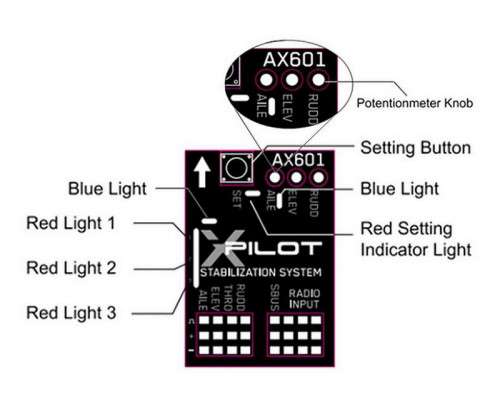 Гироскоп 6-ти осевой Volantex RC Xpilot