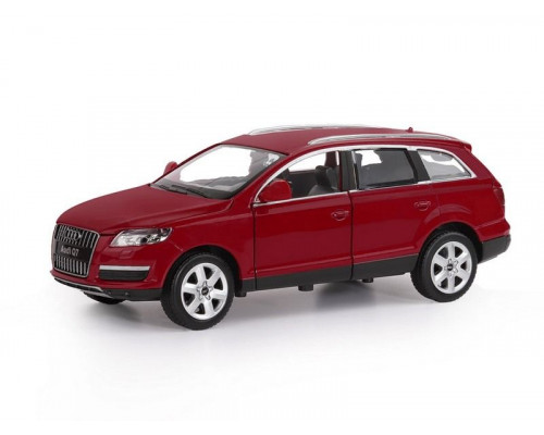 Машина АВТОПАНОРАМА Audi Q7, бордовый, 1/24, в/к 24,5*12,5*10,5 см