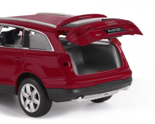 Машина АВТОПАНОРАМА Audi Q7, бордовый, 1/24, в/к 24,5*12,5*10,5 см