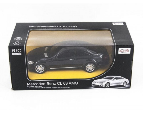 Р/У машина Rastar Mercedes CL63 AMG 1:24, цвет чёрный 27MHZ