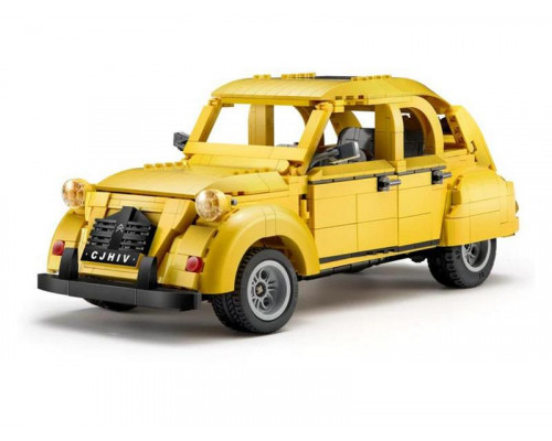 Конструктор CADA ретроавтомобиль Citroen 2CV 1/12 (1238 деталей)