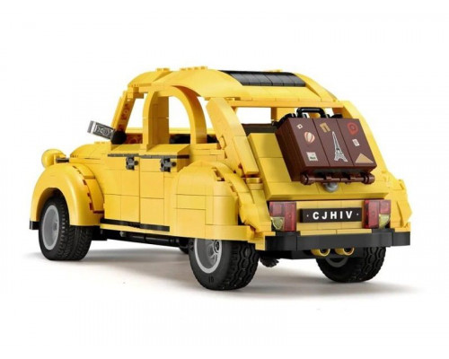 Конструктор CADA ретроавтомобиль Citroen 2CV 1/12 (1238 деталей)