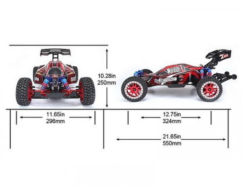 Радиоуправляемая багги Remo Hobby Scorpion Brushless (синяя) 4WD 2.4G 1/8 RTR