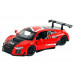 Машина АВТОПАНОРАМА Audi R8 LMS, красный, 1/24, свет, звук, в/к 24,5*12,5*10,5 см