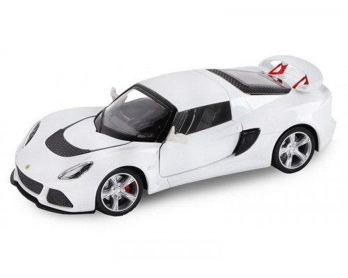 Машина АВТОПАНОРАМА Lotus Exige S, белый, 1/22, свет, звук, в/к 24,5*12,5*10,5 см