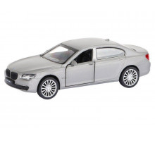 Машина "АВТОПАНОРАМА" BMW 760 LI, серебряный, 1/46, инерция, в/к 17,5*12,5*6,5 см