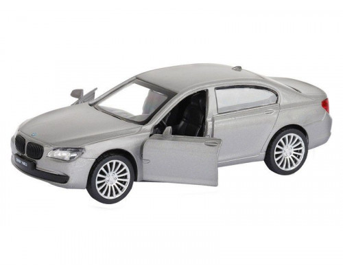 Машина АВТОПАНОРАМА BMW 760 LI, серебряный, 1/46, инерция, в/к 17,5*12,5*6,5 см