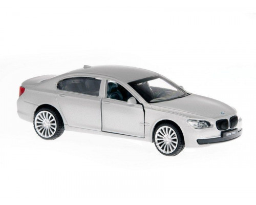 Машина АВТОПАНОРАМА BMW 760 LI, серебряный, 1/46, инерция, в/к 17,5*12,5*6,5 см