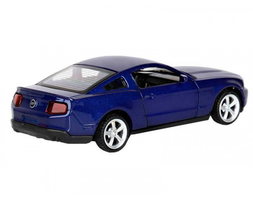 Машина АВТОПАНОРАМА Ford Mustang GT, синий, 1/43, инерция, откр. двери, в/к 17,5*12,5*6,5 см