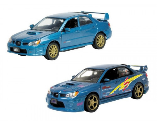 Машина Autotime SUBARU IMPREZA WRX STI тюнинг гараж 1:24 инерционная