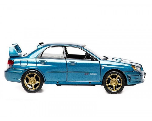 Машина Autotime SUBARU IMPREZA WRX STI тюнинг гараж 1:24 инерционная