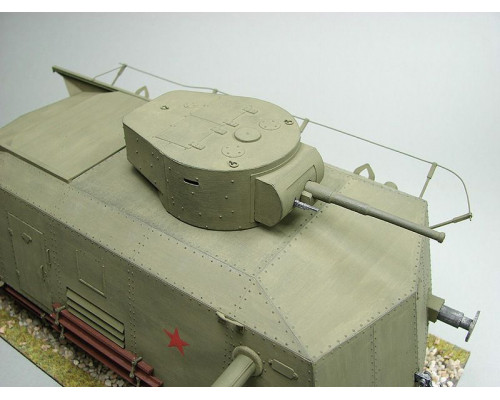 Сборная картонная модель Shipyard тяжелая бронедрезина BDT (№44), 1/25