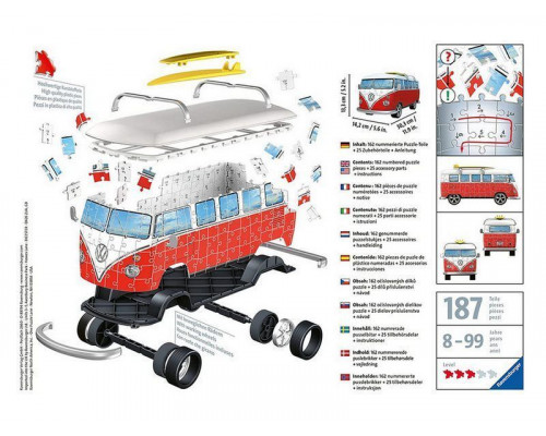 3D Пазл Ravensburger VW Bus T1, 162 эл.