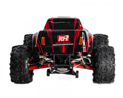 Радиоуправляемый монстр Remo Hobby Dinosaurs Master Brushless UPGRADE (красный) 4WD 2.4G 1/8 RTR