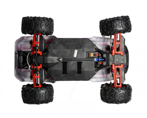 Радиоуправляемый монстр Remo Hobby Dinosaurs Master Brushless UPGRADE (красный) 4WD 2.4G 1/8 RTR