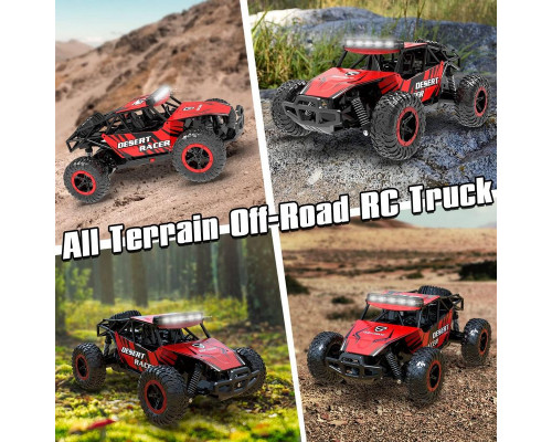 Радиоуправляемый внедорожник Volantex RC Desert King красный 2WD 2.4G 1/16 RTR