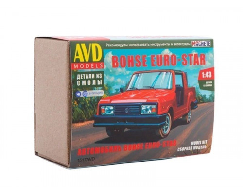 Сборная модель AVD Автомобиль Bohse Euro-Star2, 1/43