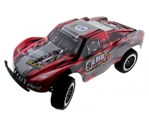 Радиоуправляемый шорт-корс Remo Hobby 9EMU (красный) 4WD 2.4G 1/8 RTR