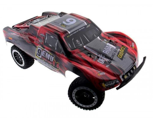 Радиоуправляемый шорт-корс Remo Hobby 9EMU (красный) 4WD 2.4G 1/8 RTR