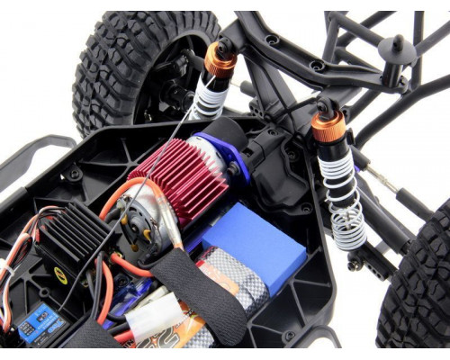 Радиоуправляемый шорт-корс Remo Hobby 9EMU (красный) 4WD 2.4G 1/8 RTR