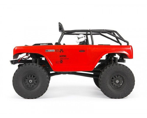 Модель для трофи 1:24 Axial SCX24 Deadbolt 4WD, электро, RTR (красный)