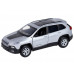 Машина АВТОПАНОРАМА Jeep  Cherokee, 1/32, серебряный, инерция, свет, звук, в/к 17,5*13,5*9 см