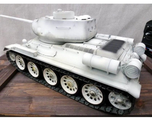 Р/У танк Taigen 1/16 T34-85 (СССР) (для ИК танкового боя) V3 2.4G (зимний)